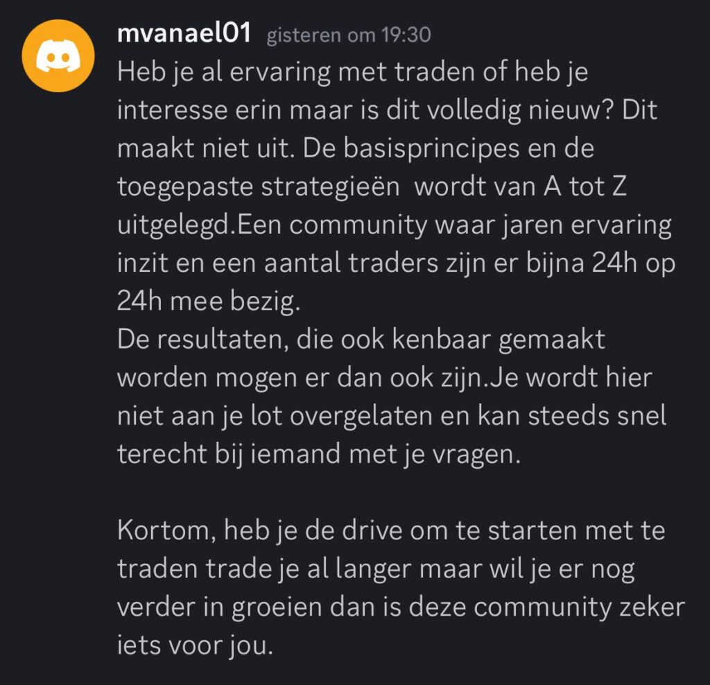start vandaag